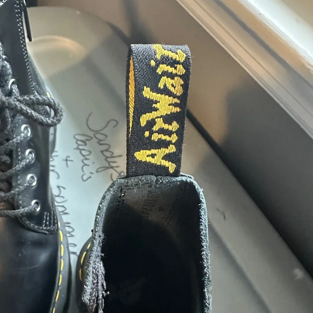 DR.Martens Jardon Boot Black Lace up & zip side Women's 8 - Picture 6 of 8